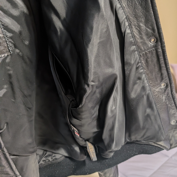 Express Black Leather Jacket - Picture 10 of 12